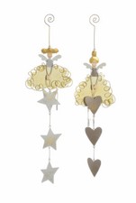 Engel Hänger auf Wolke Sterne/Herzkette Baden Import