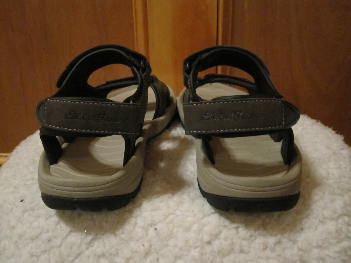 Mens EDDIE BAUER Atlas 2 Strap Hook & Loop Slingback Sandals  display picture 1