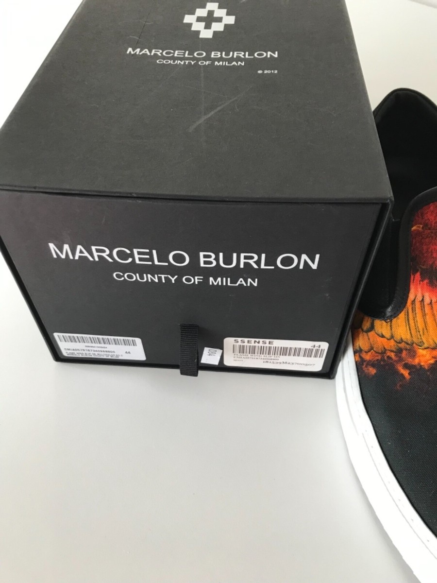 2018 Marcelo Burlon County of Milan Flame Wings Shoes Sneakers | eBay