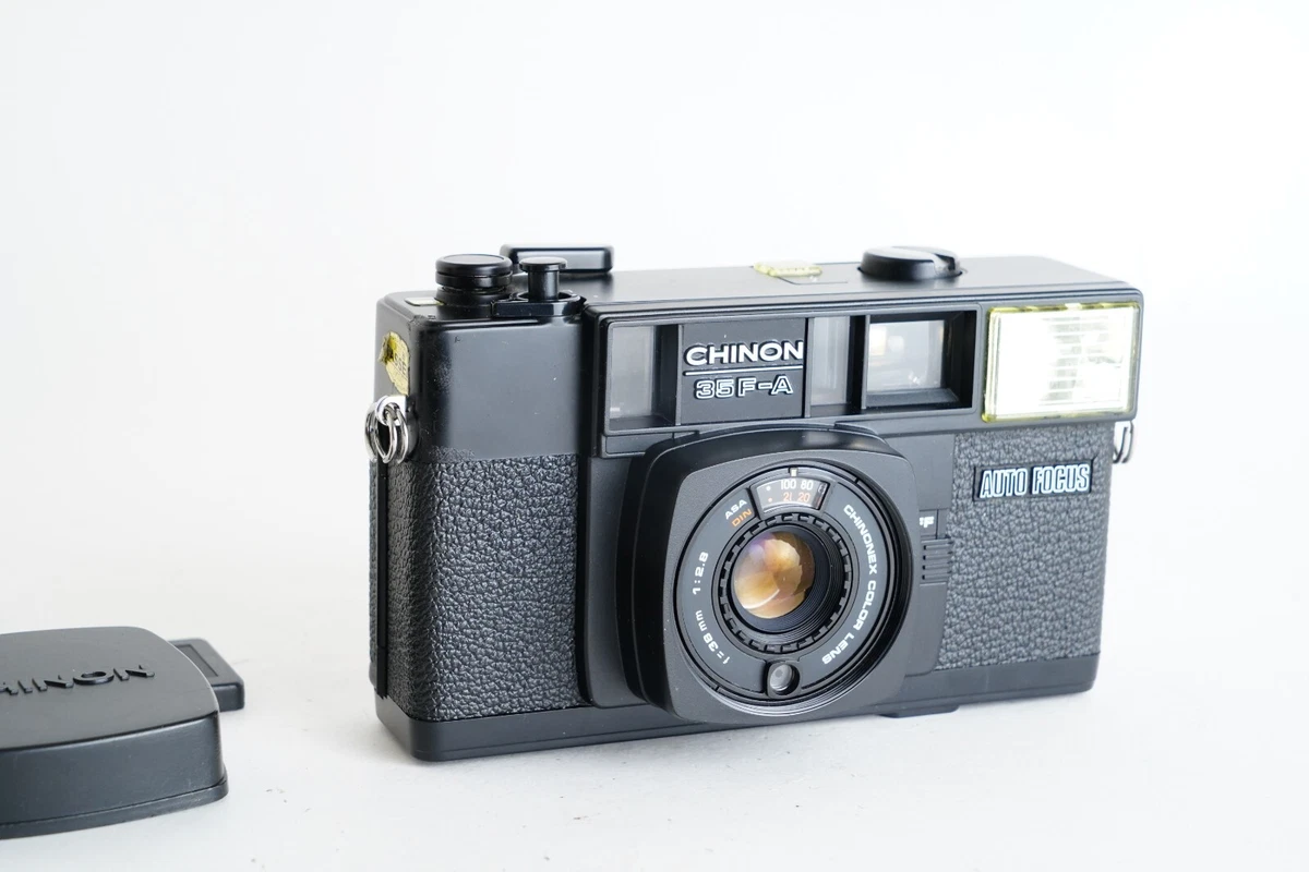 Appareil Photo Vintage Chinon 35F-EE – Compact 35mm – 1978 – état Correct