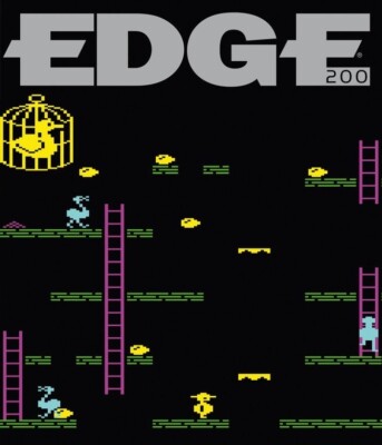 RARE LIMITED EDITION 131/200 CHUCKIE EGG GAME EDGE MAGAZINE COLLECTOR POSTCARD