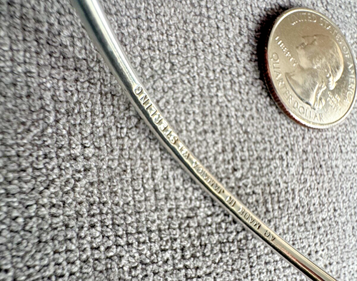 1970S WI BLACK POWER ARM CUFF STERLING SILVER 925 JAMAICA UNIQUE RARE - Picture 6 of 22
