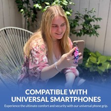 Universal Phone Grip Straps for Secure Handling  Reversible