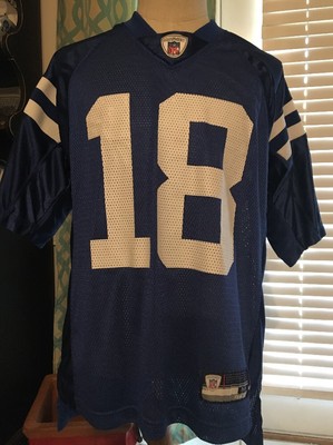 Indianapolis Colts Blue Peyton Manning # 18 REEBOK Jersey Medium