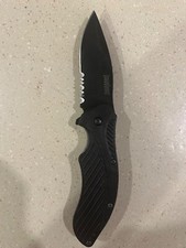 Kershaw 1605CKTST Clash Folding Serrated Knife - Black