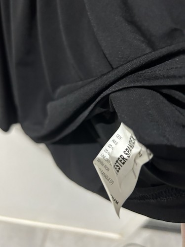 Reflections Women’s top size 16 Cap Sleeve Black Stretch Plus Size Long Tunic - Picture 5 of 8