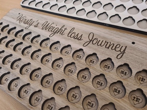 Weight loss chart | Pounds for Lbs | personalised gift | 1-10 stone chart - 第 3/12 張圖片
