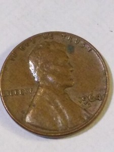 1964 D. MINT LINCOLN MEMORIAL PENNY
