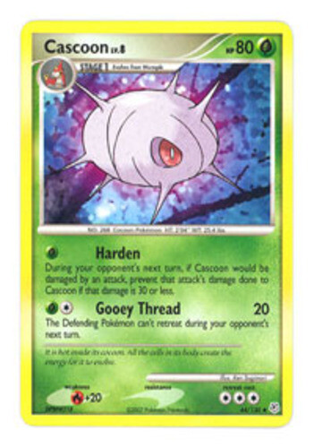 Pokemon - Cascoon - 44/130 - Uncommon - Diamond and Pearl - NM