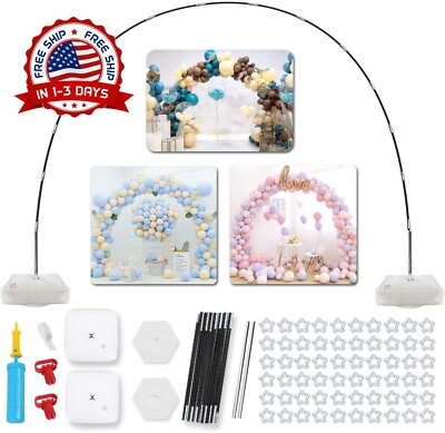 Kit de arco de globo grande con base pesada guirnalda de globos de plástico NEW