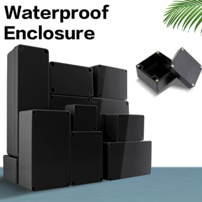 2PC Outdoor Electrical Junction Box Waterproof Durable Plastic Project Enclosure
