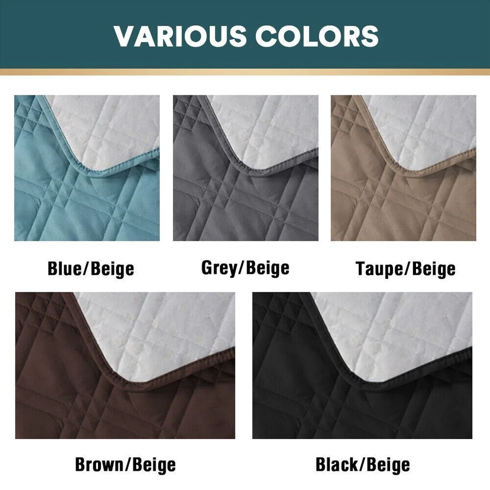 100% Waterproof Sofa Cover Protector Couch Covers for Dogs/Pets 1/2/3/4 Seater - image 4 of 4