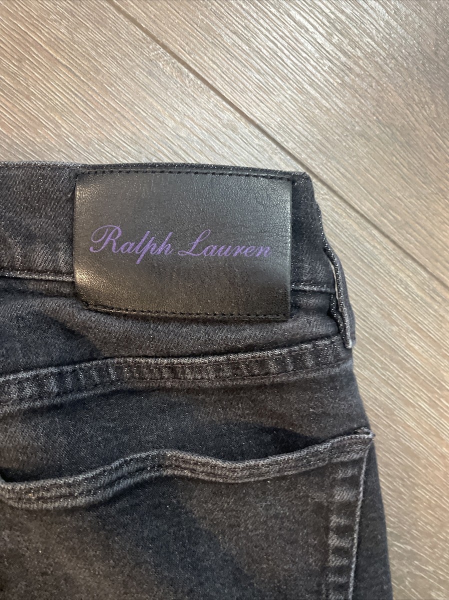Vintage Ralph Lauren PURPLE LABEL Black Jeans Size US 28