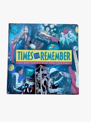 Times to Remember Milton Bradley Board Game 1991 - Vintage- New & Factory Sealed