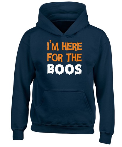 Im Here For The Boos Funny Halloween Costume Kids Hoodie 10 Colours (S-XL) by sw - Picture 5 of 21