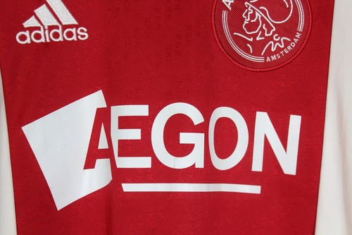 AJAX AMSTERDAM 2013 2014 HOME FOOTBALL SHIRT SOCCER JERSEY ADIDAS #10 DE JONG - Picture 3 of 8