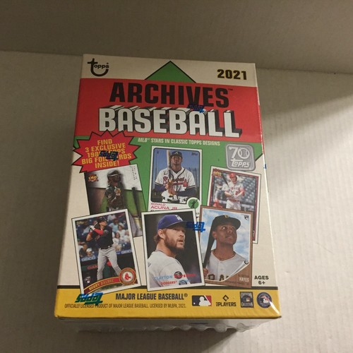 New 2021 Topps Archives Baseball Blaster Box - 56 Cards - Picture 3 of 6
