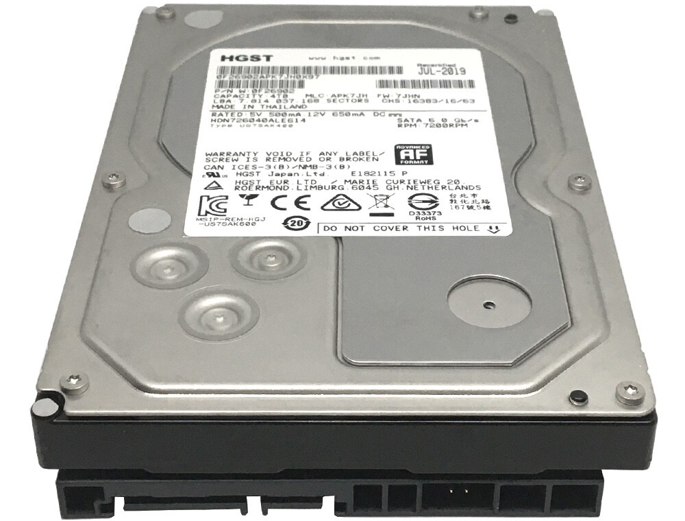 HGST 4TB 7200RPM SATA 6Gb/s 3.5-in Hard Drive - Foto 5