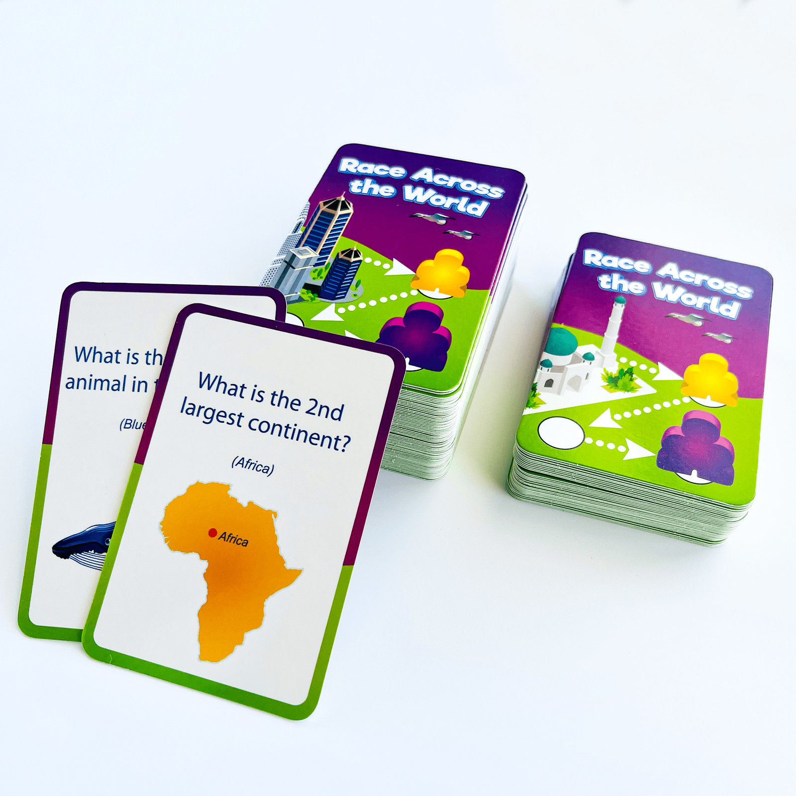 Board Game Race Across the World for Kids & Adults | Big Floor Game