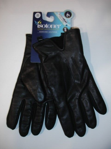 Neu Herren ISOTONER ECHTLEDER HANDSCHUHE mit Touchscreen Tech MEDIUM $90