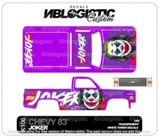 '83 CHEVY SILVERADO Custom WaterSlide Decal for hot wheels 1/64 107