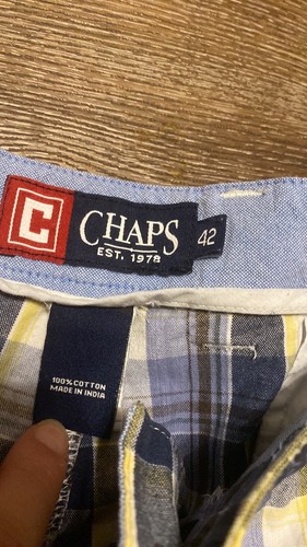 Pantaloncini uomo Chaps a quadri 42 - Foto 3 di 4