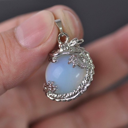 Lote de 2 colgantes de dijes de piedras preciosas naturales para fabricación de collares de joyería - Imagen 18 de 49