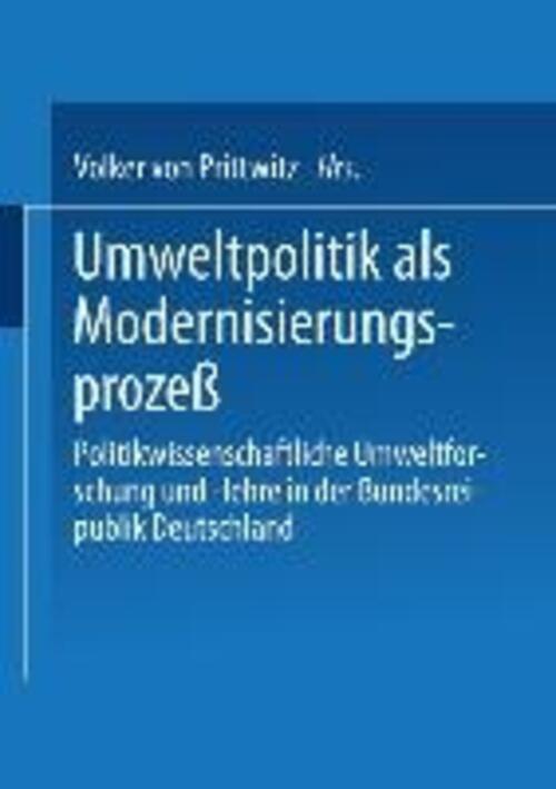 Thumbnail - Umweltpolitik Als Modernisierungsprozeß Volker Prittwitz Taschenbuch