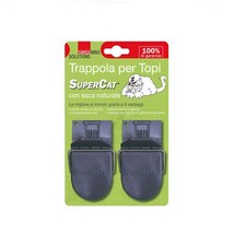 Trappola Per Topi Topolini Con Esca Attrattiva Super Cat 2 Pezzi Swissino