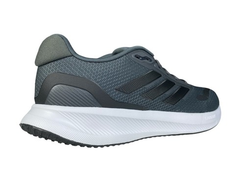 Adidas Men's Runfalcon 5 Shoes Sneakers IE8819 Gray Black White Size 10 NWB - Picture 7 of 13