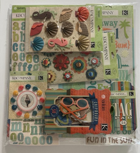 K & Company 12x12 Scrapbook Kit-Variations-Sea Glass, Baby Boy, Poppy Seed, More - Picture 21 of 84