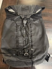 Diesel Men Black Nylon Backpack Large Capacity Vintage Luxury Casual Stylish ITA