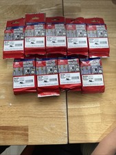 New Genuine Brother P-Touch TZe-S211 LOT OF 9 Black on White Tape