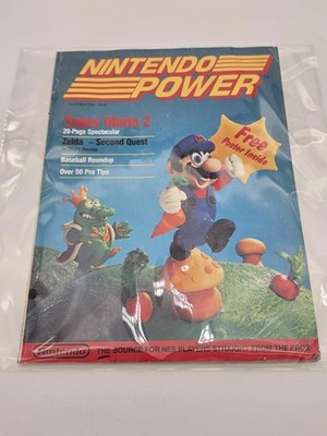 Nintendo Power #2 July August 1988 Super Mario Bros 2 Poster Inserts