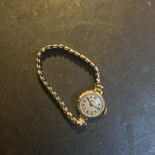 Grune Lady Vintage Watch /10k Gold Filled Case For Part Or Repair Not Working