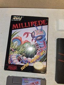 Vintage 1988 Nintendo NES Millipede Complete In Box CIB Video Game,HAL America