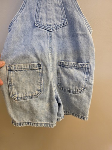 Denim Co. Dungaree Short Denim Romper Girls 5-6 Years - Picture 8 of 9