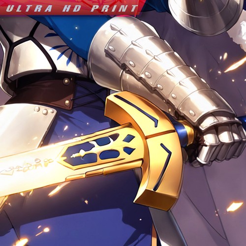 Mauspad - Fate - Artoria Pendragon (Saber) #1 (Playmat/Tischunterlage) - Afbeelding 3 van 4