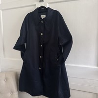 M&S navy blue  Trench Coat Mac Jacket Women's Size 20 Smart/Casual