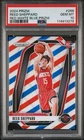 PSA 10 2024 Panini Prizm Rookie Reed Sheppard (RC) Red White Blue SP Rockets