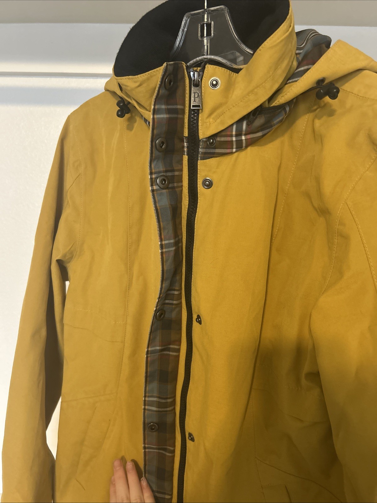 NWT women’s pendleton Mustard yellow rain jacket … - image 4