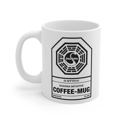 Dharma Initiative Tasse - Lost TV Show 11 Unzen Keramik Kaffee/Teetasse Geschenk