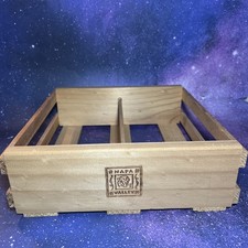 Vintage Napa Valley Box Co Wooden Cassette Tape Storage Rack Holder 24-26