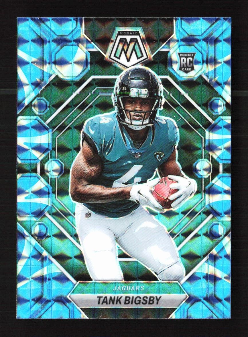 2023 Panini Mosaic Blue Reactive Tank Bigsby RC Jacksonville Jaguars #364