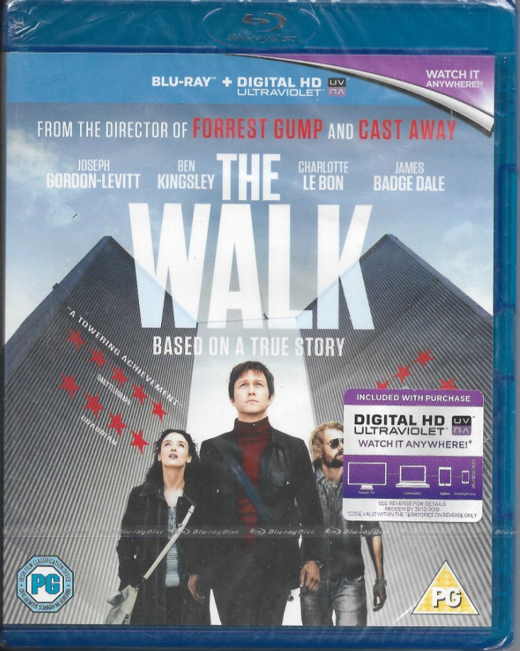 The  Walk  Joseph Gordon-Levitt  Sealed  Blu Ray