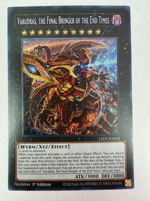 Yugioh - Varudras, the Final Bringer of the End Times - Secret - 1st - LEDE-EN04