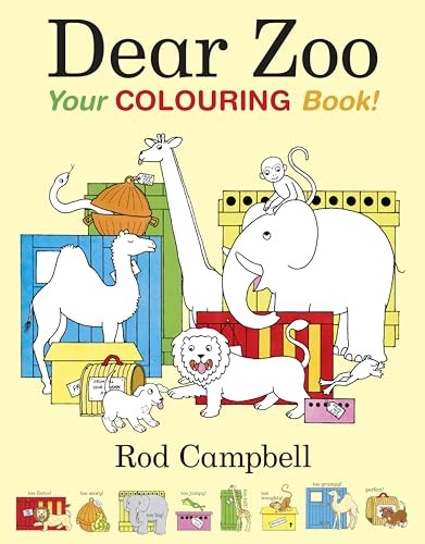 Rod Campbell - Dear Zoo Your Colouring Book - Paperback - G245Z-image