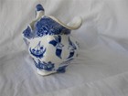 Allertons England Willow Gravy Boat Underplate 1903-1912 Blue Willow Relish Tray — photo 4