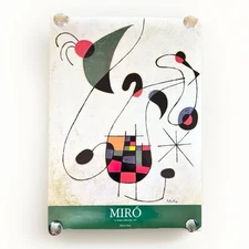 Joan Miro - Melancholic Singer - Exhibition Poster 1988