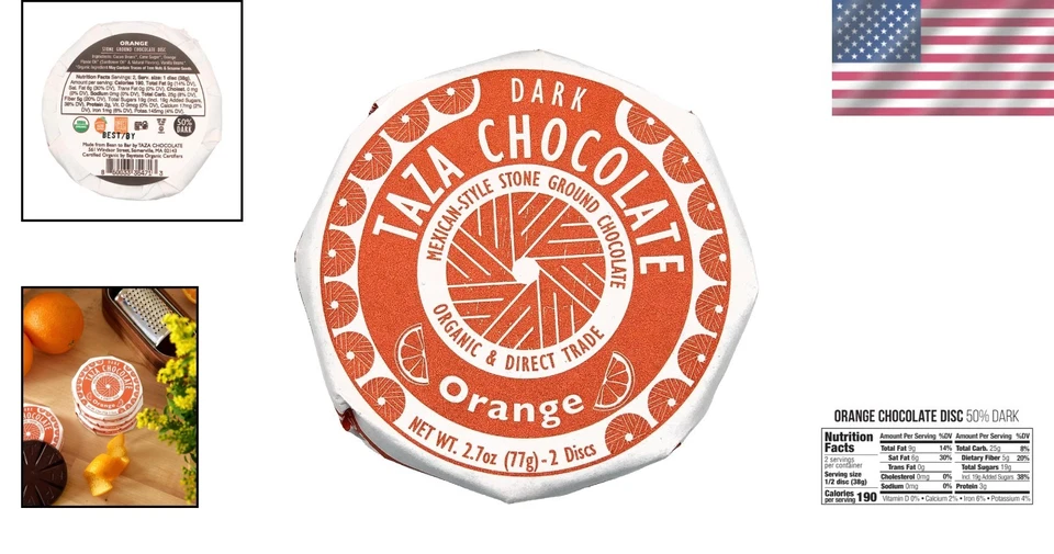 Disco Orgánico Estilo Mexicano 50% Chocolate Oscuro, Ora Foto 2 de 4